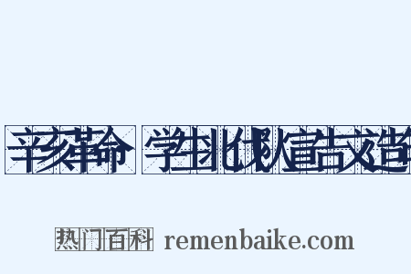 辛亥革命·学生北伐队宣告文造句是什么意思的图片